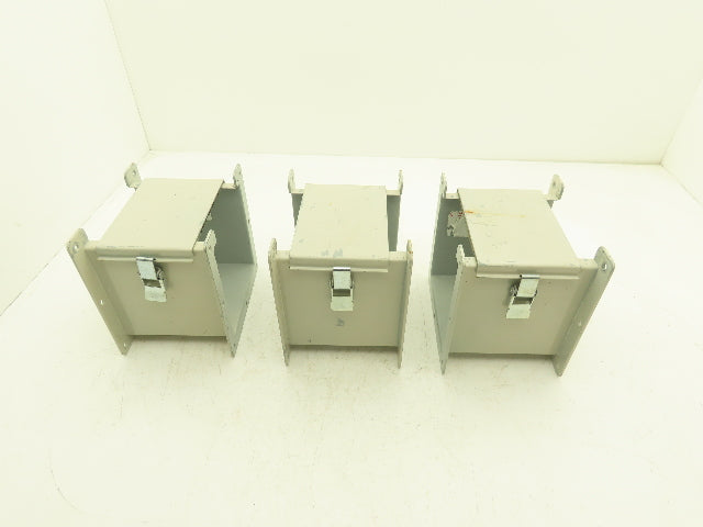 Hoffman F66L06 6"x6" Wireway Straight 6" Section Lay-in NEMA 12 Lot of 3