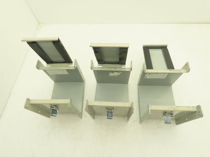 Hoffman F66L06 6"x6" Wireway Straight 6" Section Lay-in NEMA 12 Lot of 3