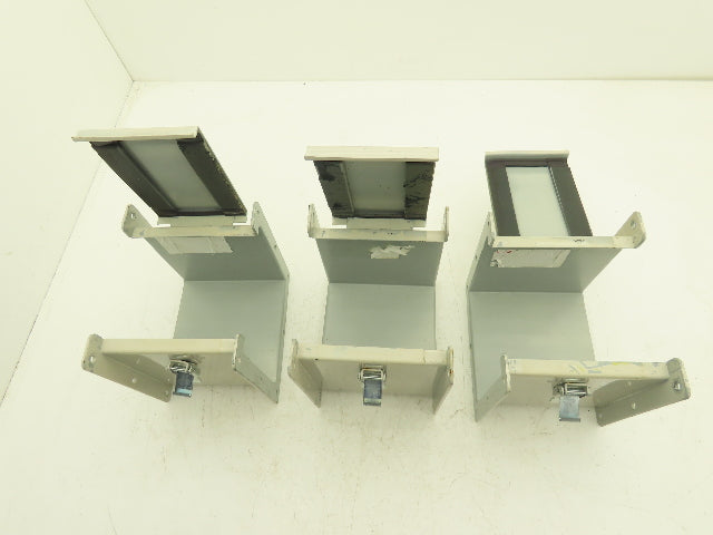 Hoffman F66L06 6"x6" Wireway Straight 6" Section Lay-in NEMA 12 Lot of 3