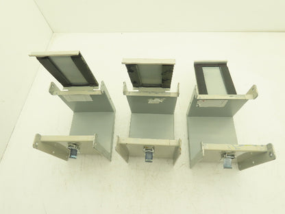 Hoffman F66L06 6"x6" Wireway Straight 6" Section Lay-in NEMA 12 Lot of 3