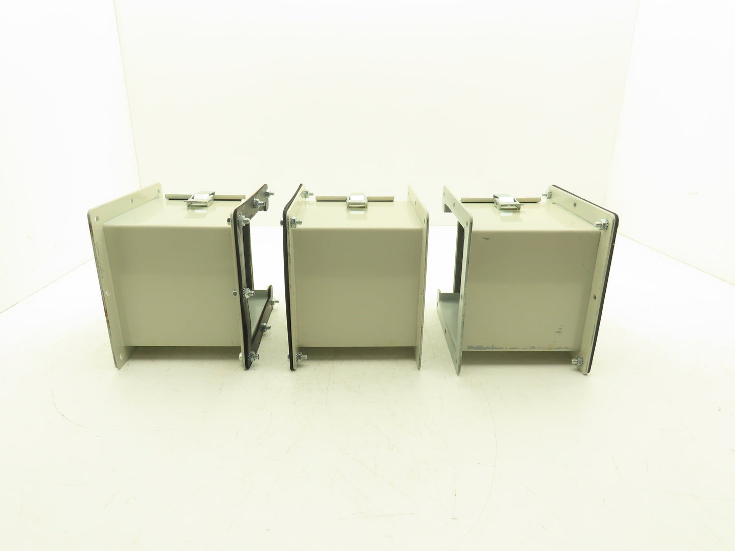 Hoffman F-66L06 6"x6" Wireway Straight 6" Section Lay-in NEMA 12 Lot of 3