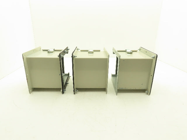 Hoffman F-66L06 6"x6" Wireway Straight 6" Section Lay-in NEMA 12 Lot of 3