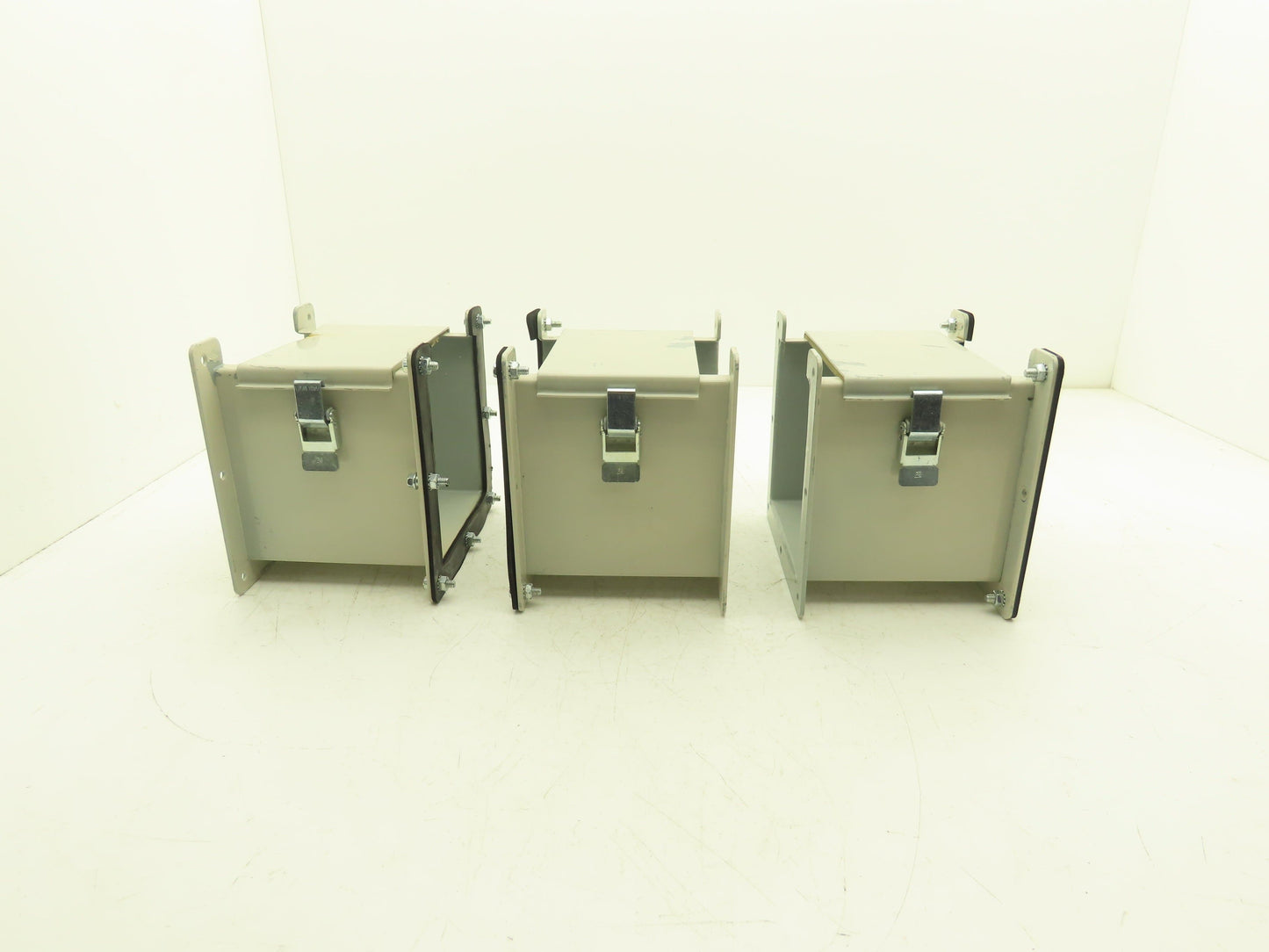 Hoffman F-66L06 6"x6" Wireway Straight 6" Section Lay-in NEMA 12 Lot of 3