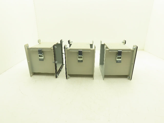 Hoffman F-66L06 6"x6" Wireway Straight 6" Section Lay-in NEMA 12 Lot of 3