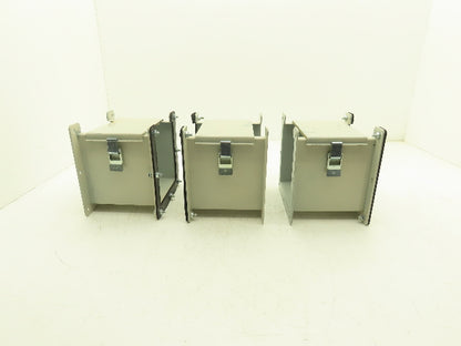 Hoffman F-66L06 6"x6" Wireway Straight 6" Section Lay-in NEMA 12 Lot of 3