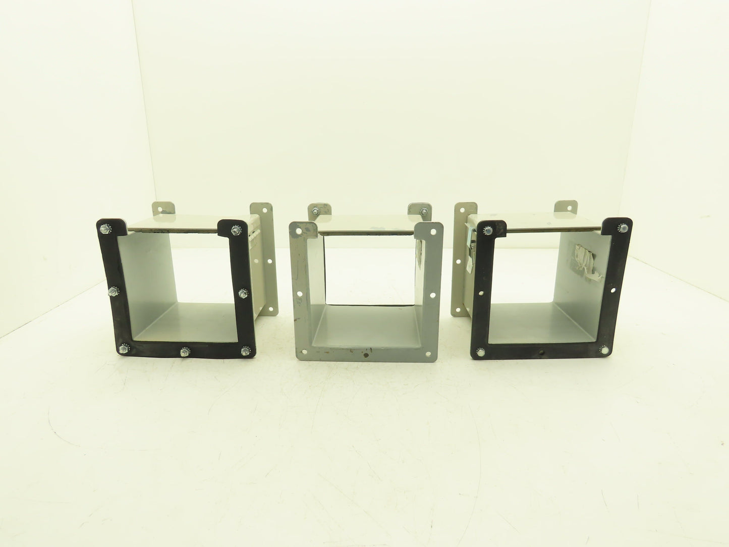 Hoffman F-66L06 6"x6" Wireway Straight 6" Section Lay-in NEMA 12 Lot of 3