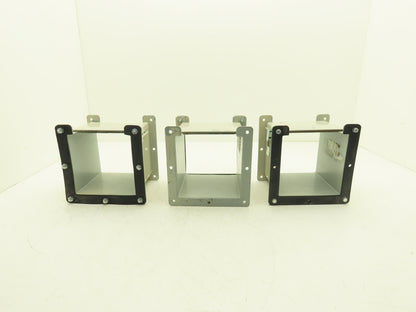 Hoffman F-66L06 6"x6" Wireway Straight 6" Section Lay-in NEMA 12 Lot of 3