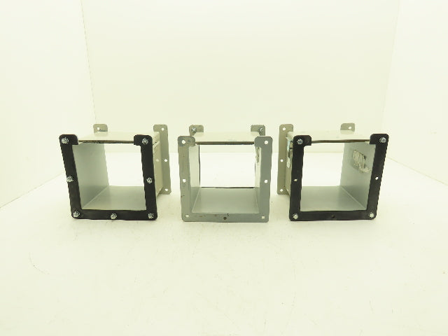 Hoffman F-66L06 6"x6" Wireway Straight 6" Section Lay-in NEMA 12 Lot of 3