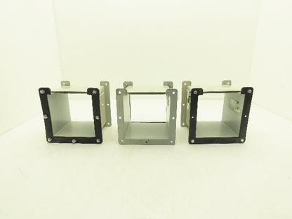 Hoffman F-66L06 6"x6" Wireway Straight 6" Section Lay-in NEMA 12 Lot of 3