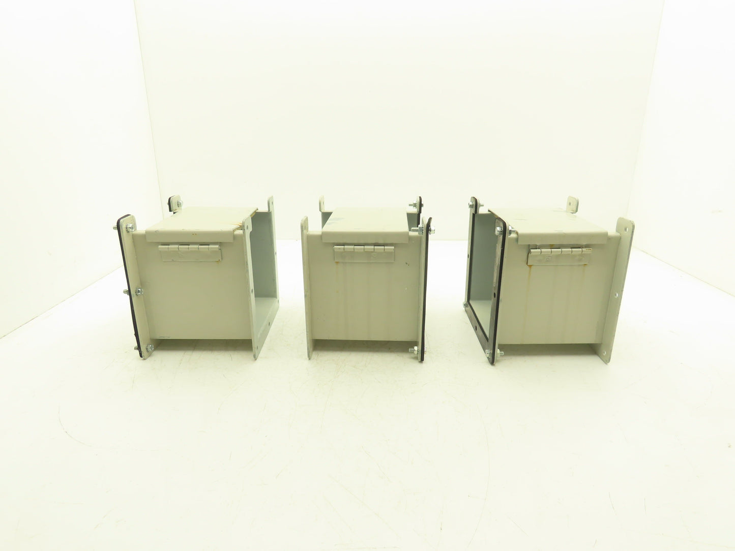 Hoffman F-66L06 6"x6" Wireway Straight 6" Section Lay-in NEMA 12 Lot of 3