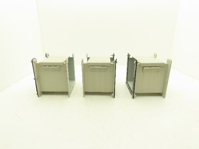 Hoffman F-66L06 6"x6" Wireway Straight 6" Section Lay-in NEMA 12 Lot of 3