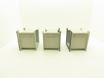 Hoffman F-66L06 6"x6" Wireway Straight 6" Section Lay-in NEMA 12 Lot of 3