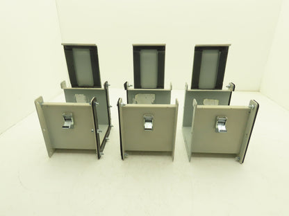 Hoffman F-66L06 6"x6" Wireway Straight 6" Section Lay-in NEMA 12 Lot of 3