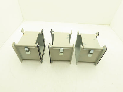 Hoffman F-66L06 6"x6" Wireway Straight 6" Section Lay-in NEMA 12 Lot of 3