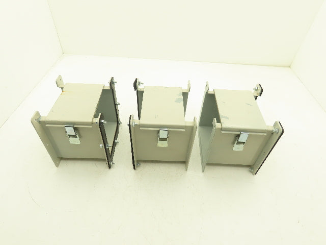 Hoffman F-66L06 6"x6" Wireway Straight 6" Section Lay-in NEMA 12 Lot of 3