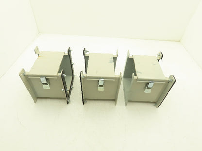 Hoffman F-66L06 6"x6" Wireway Straight 6" Section Lay-in NEMA 12 Lot of 3