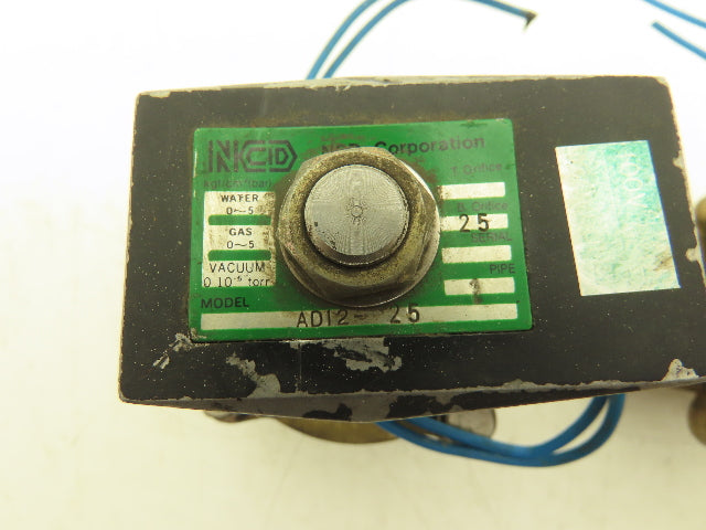 NCD AD12-25 Brass Solenoid Valve 2-Way 1"NPT 115V Normally Open Lot of 2