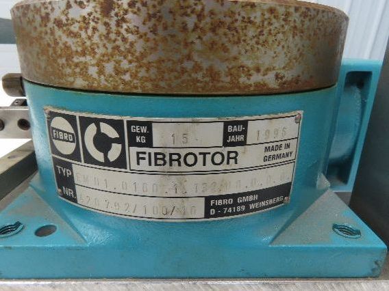 Fibro EM01.0160.1.132.08.0.0.0 Fibrotor Rotary Indexer 8 Position 3Ph 277/480v