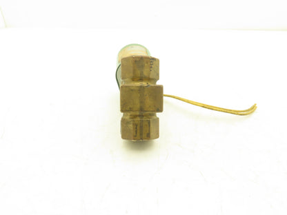 Asco AD12-25 Brass Solenoid Angle Valve 2-Way 1/2"NPT 120V  Lot of 2