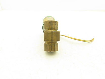 Asco AD12-25 Brass Solenoid Angle Valve 2-Way 1/2"NPT 120V  Lot of 2