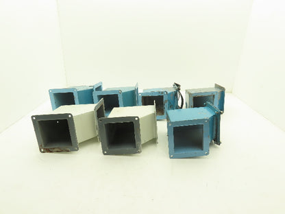 Wiegmann JWL904 4"x4" Wireway 90° Elbow Feed-Through Lot of 7