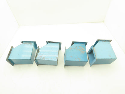 Wiegmann JWL904 4"x 4" Wireway 90° Elbow Feed-Through Lot of 4