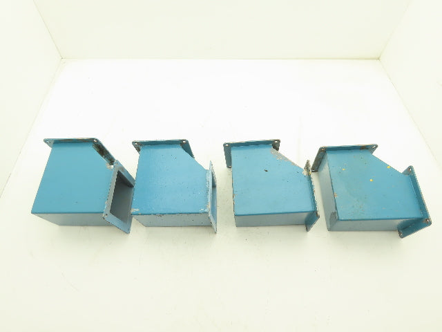 Wiegmann JWL904 4"x 4" Wireway 90° Elbow Feed-Through Lot of 4