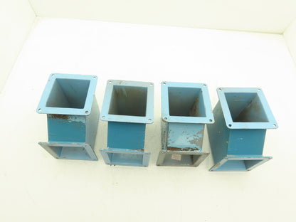 Wiegmann JWL904 4"x 4" Wireway 90° Elbow Feed-Through Lot of 4