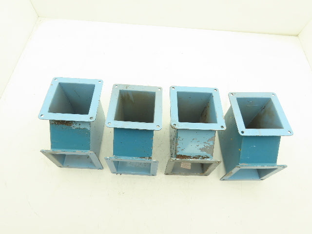 Wiegmann JWL904 4"x 4" Wireway 90° Elbow Feed-Through Lot of 4