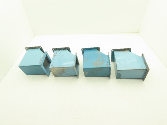 Wiegmann JWL904 4"x 4" Wireway 90° Elbow Feed-Through Lot of 4