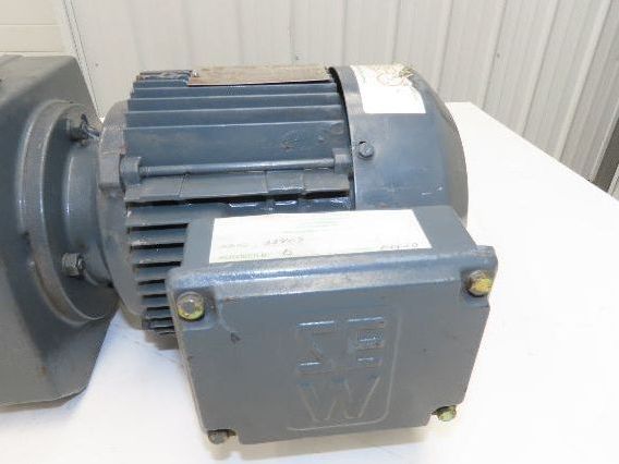 SEW Eurodrive RF67 DT90L4 Inline Gearmotor 1.5kW 230/460V 3PH 46.5 Reducer 37rpm