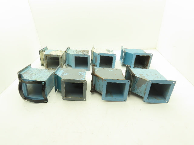 Wiegmann JWL904 4"x 4" Wireway 90° Elbow Feed-Through Lot of 8