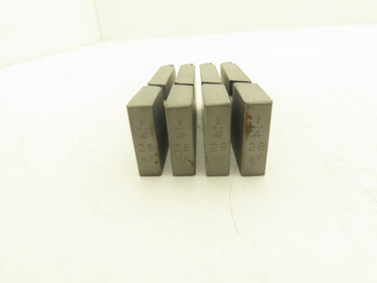 Oster Landis 11300 Quad Bolt Threader Dies 1/4-28 UNF HS  Set of 4