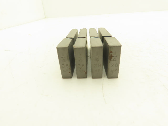 Oster Landis 11300 Quad Bolt Threader Dies 1/4-28 UNF HS  Set of 4