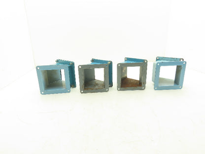 Wiegmann JWL454 4"x4" Wireway 45° Elbow Feed-Through Lot of 4