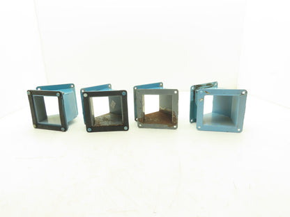 Wiegmann JWL454 4"x4" Wireway 45° Elbow Feed-Through Lot of 4