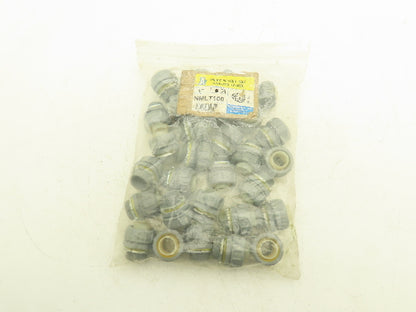 Arlington NMLT100  1" Straight Non-Metallic PVC Connector Liquid Tight Lot of 29