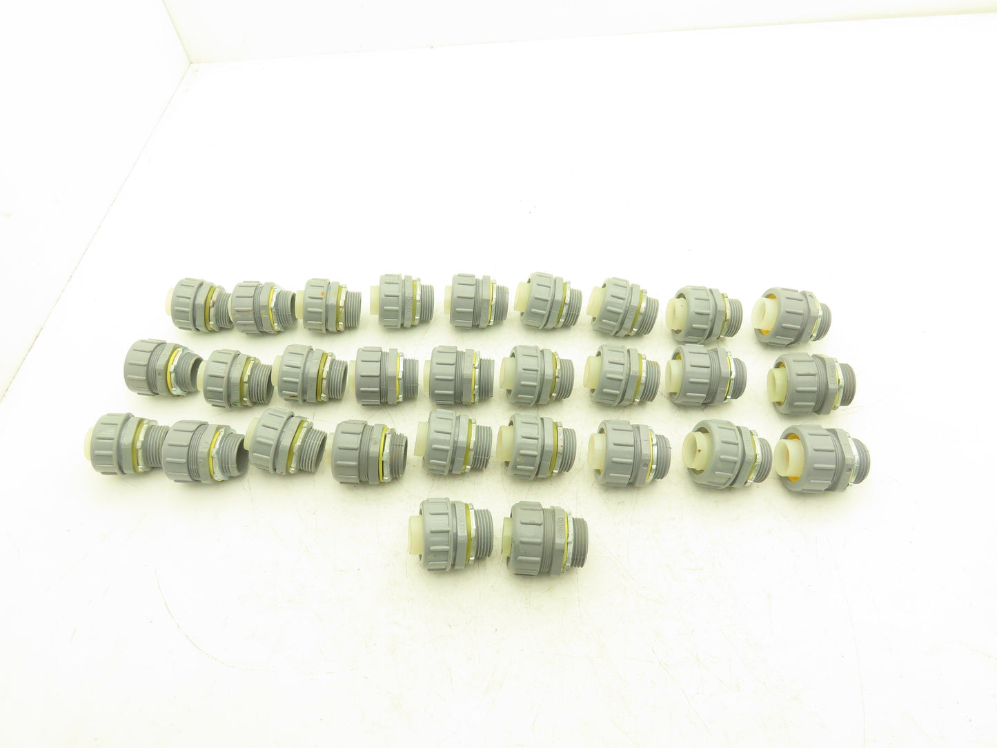 Arlington NMLT100  1" Straight Non-Metallic PVC Connector Liquid Tight Lot of 29
