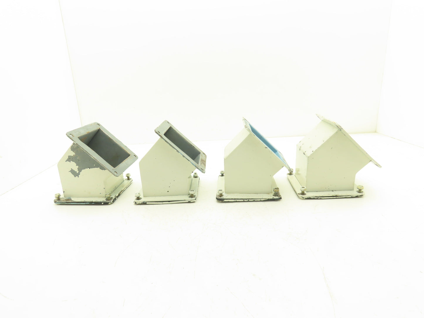 Wiegmann JWL454 4"x4" Wireway 45° Elbow Feed-Through Lot of 4