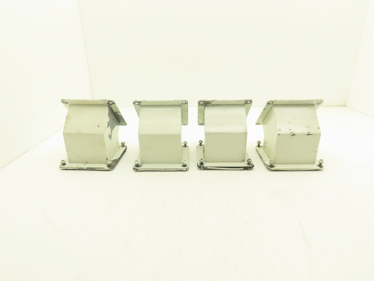 Wiegmann JWL454 4"x4" Wireway 45° Elbow Feed-Through Lot of 4