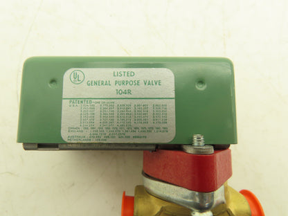 Asco Red-Hat HV2268031 Brass Solenoid Valve 3/8"NPT 208-240V Normally Closed