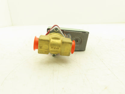 Asco Red-Hat HV2268031 Brass Solenoid Valve 3/8"NPT 208-240V Normally Closed