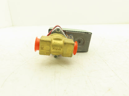 Asco Red-Hat HV2268031 Brass Solenoid Valve 3/8"NPT 208-240V Normally Closed