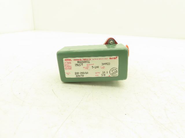 Asco Red-Hat HV2268031 Brass Solenoid Valve 3/8"NPT 208-240V Normally Closed