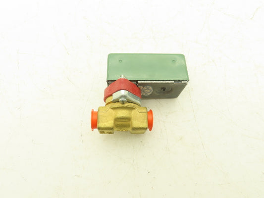 Asco Red-Hat HV2268031 Brass Solenoid Valve 3/8"NPT 208-240V Normally Closed