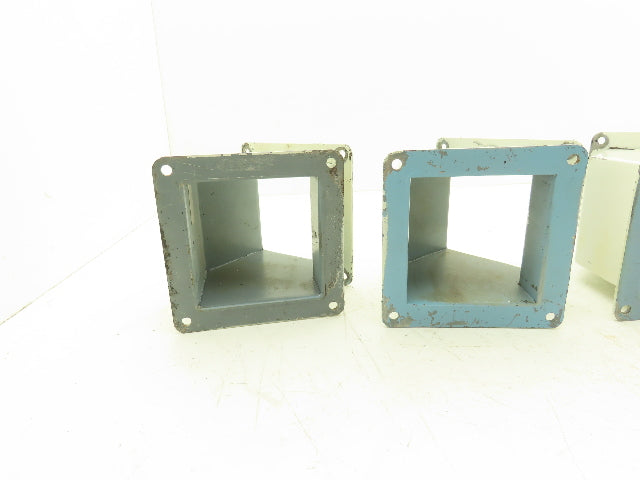 Wiegmann JWL454 4"x4" Wireway 45° Elbow Feed-Through Lot of 4