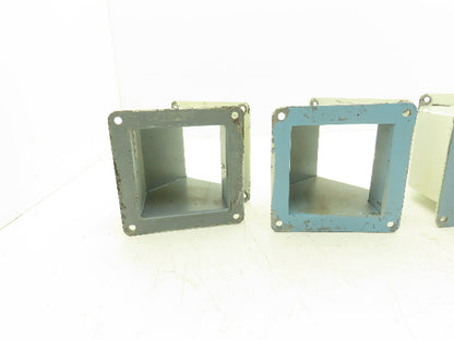 Wiegmann JWL454 4"x4" Wireway 45° Elbow Feed-Through Lot of 4