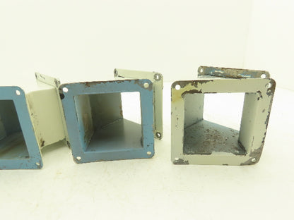 Wiegmann JWL454 4"x4" Wireway 45° Elbow Feed-Through Lot of 4