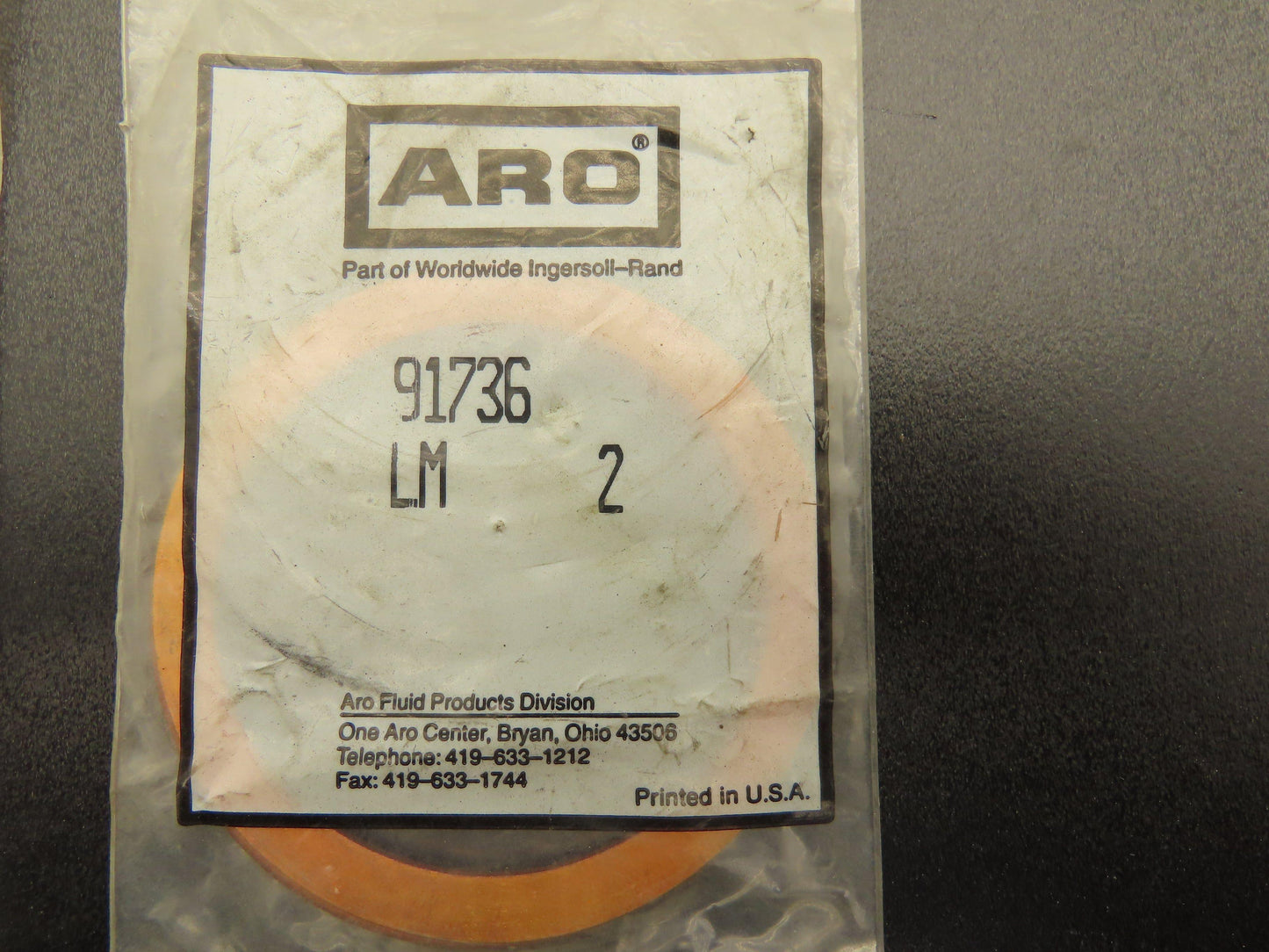 IR ARO 91736 Copper Gasket 2-1/8" ID  Lot of 12