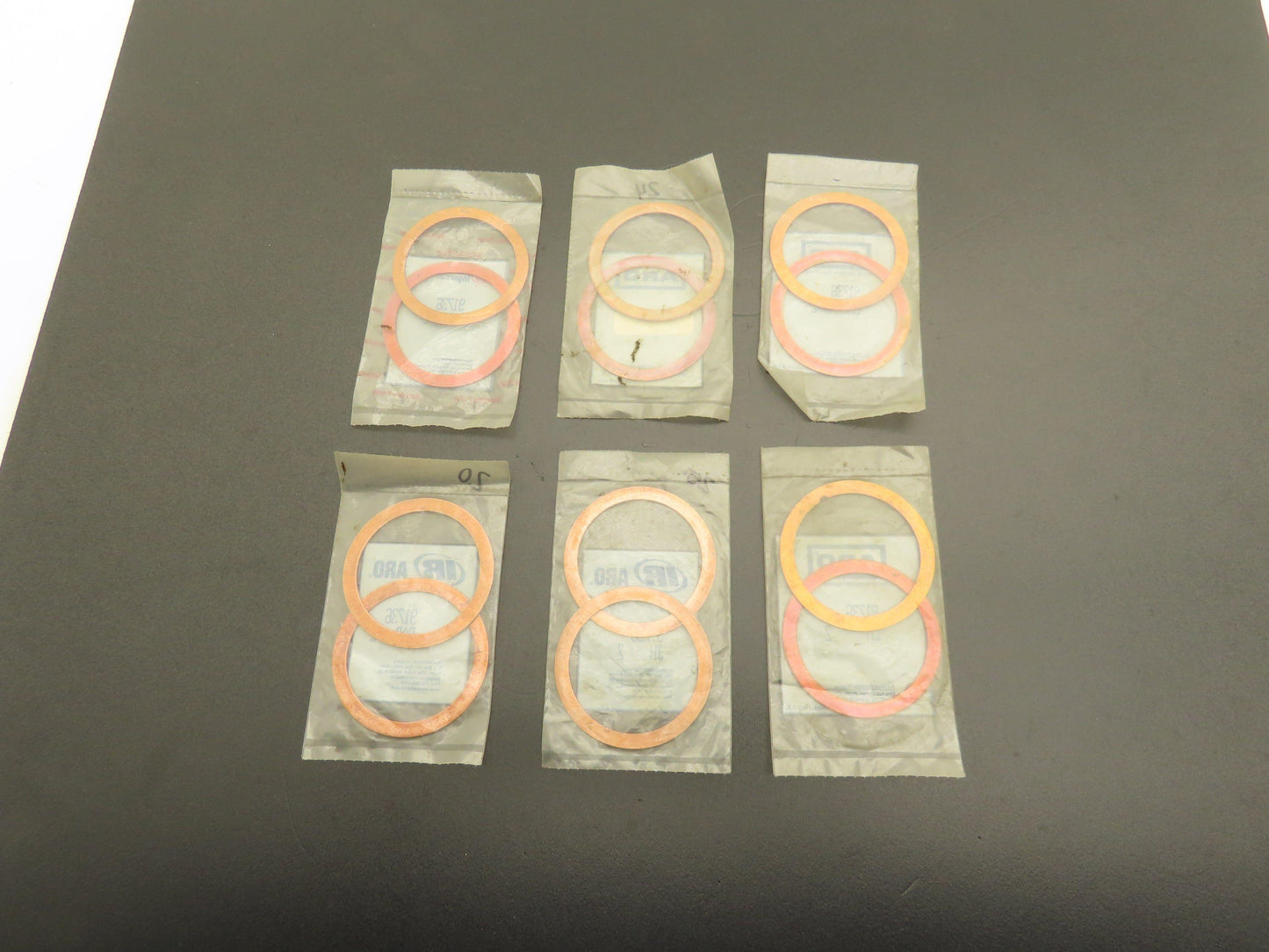 IR ARO 91736 Copper Gasket 2-1/8" ID  Lot of 12